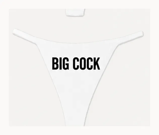 I LOVE BIG COCK (BLANCO)