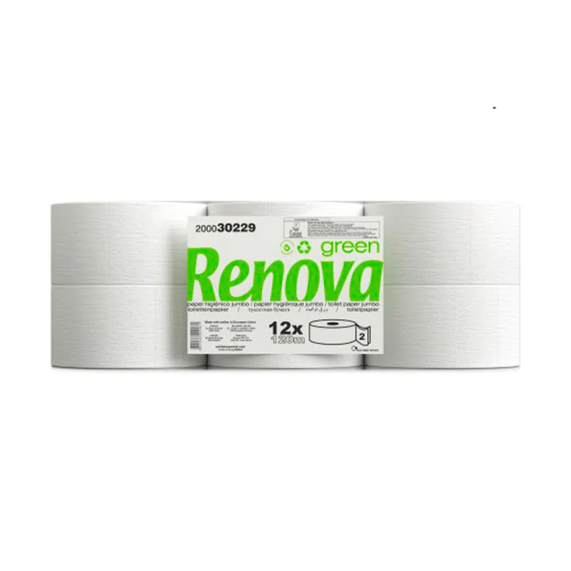 PAPEL HIGIENICO INDUSTRIAL RENOVAGREEN 120 METROS JUMBO HORECA C/18