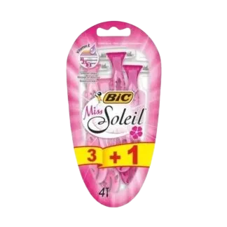 MAQUINILLA AFEITAR BIC 3H 3+1 MISS SOLEIL C/10