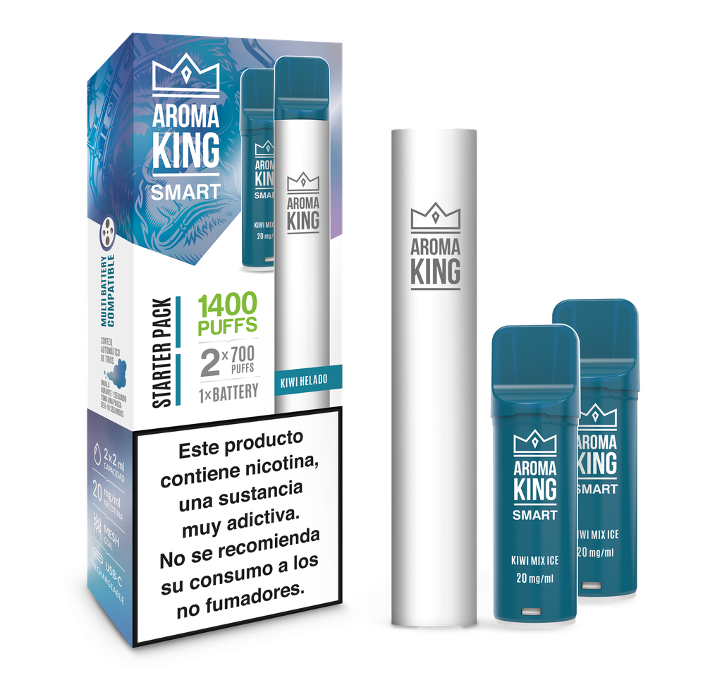 AK Bullet Bat + 2 Pod Kiwi Mix Ice