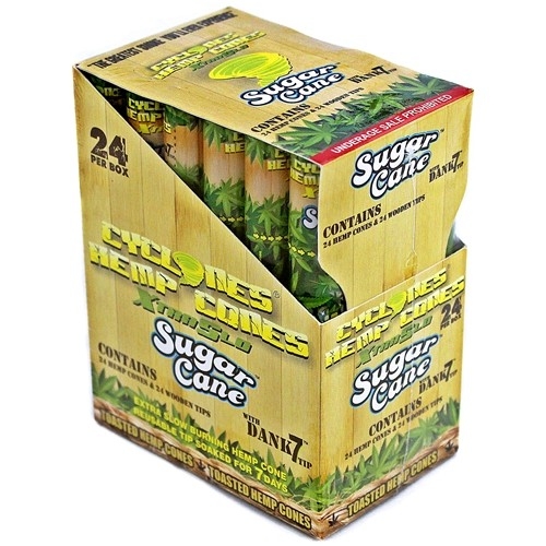 Cyclones Hemp Cones XtraSlo Cane 2X Display
