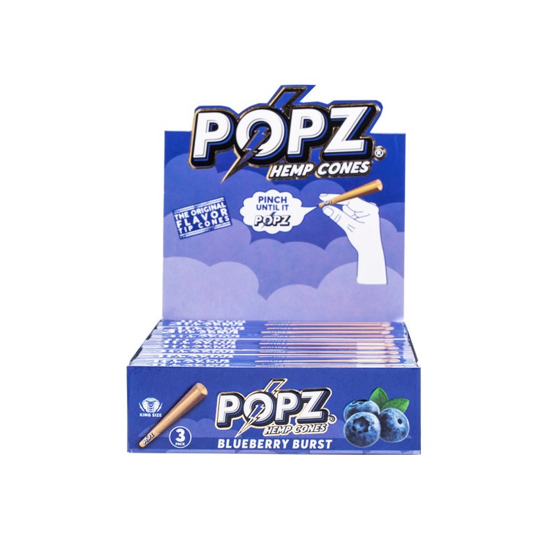 Display Box:Popz Cone Blueberry Burst 12 Display 3