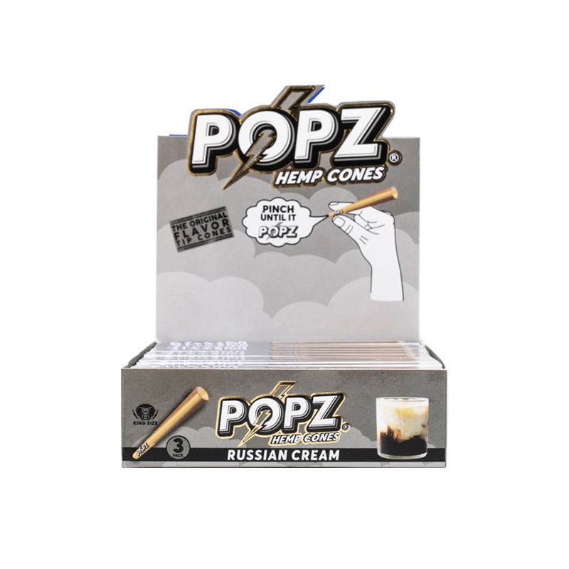 Display Box:Popz Cone Russian Cream 12 Display 3