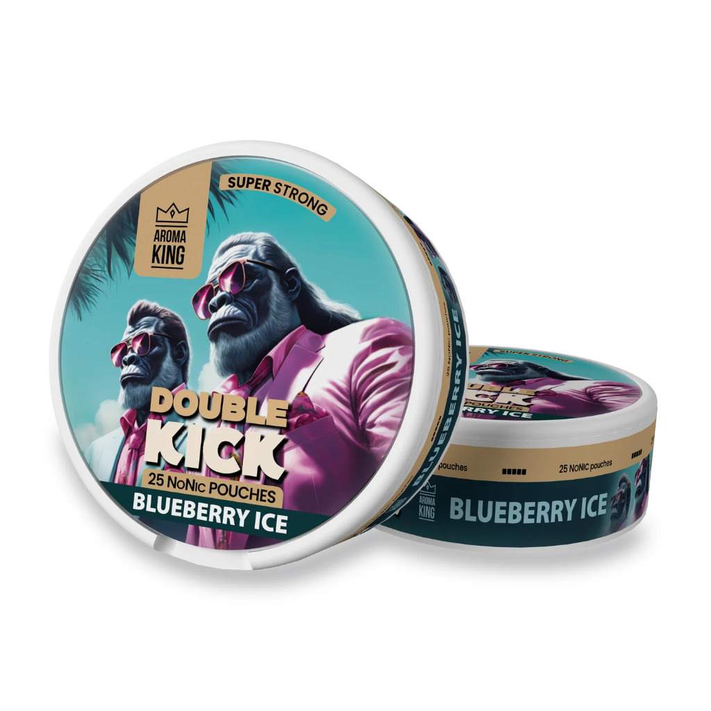 Double Kick Extra NoNicotine Blueberry Ice