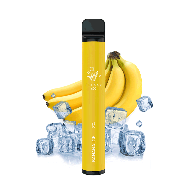 [99657655] Elfbar Disposable Elf600 v1 Banana Ice 20mg