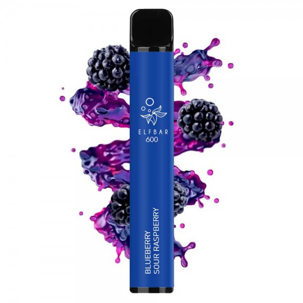 [99657660] Elfbar Disposable Elf600 v1 Blueberry Sour Raspberry 20mg