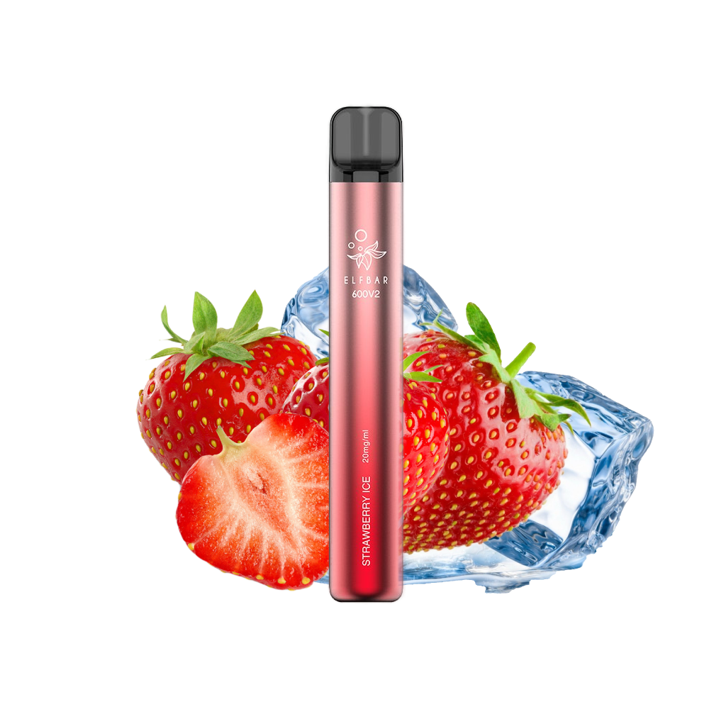 Elfbar Disposable Elf600 v2 Strawberry Ice 20mg
