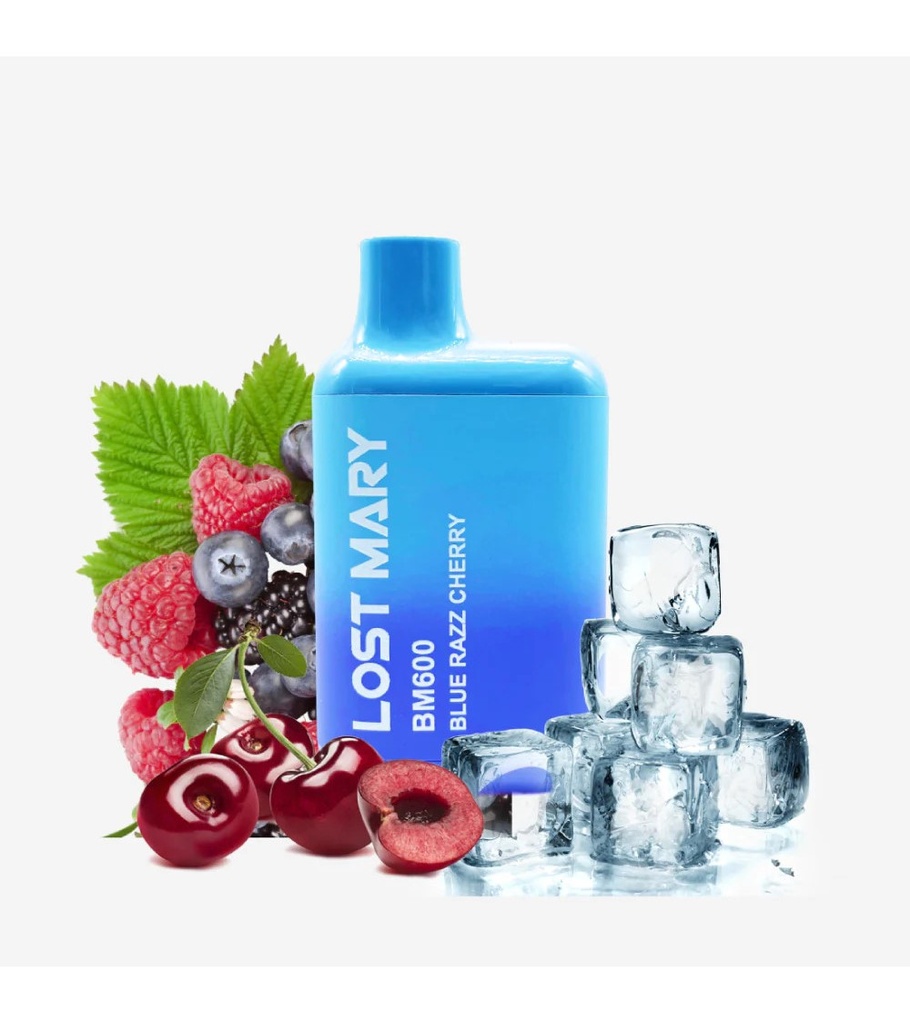 [BM600N14] Elfbar Disposable Lost Mary 600 Blue Razz Cherry 20mg