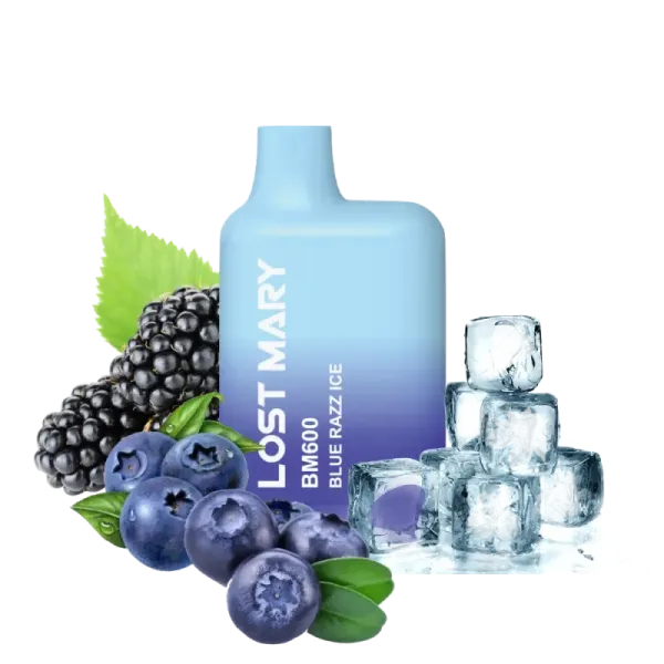 Lost Mary 600 Blue Razz Ice 20mg BL