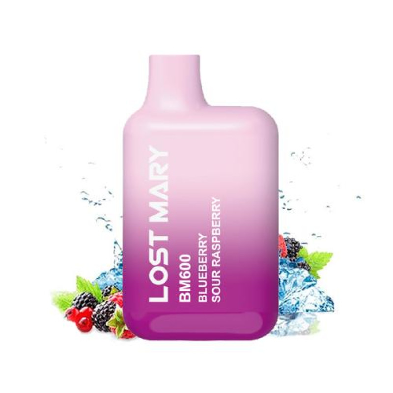 Lost Mary 600 Blueberry Sour Raspberry 20mg