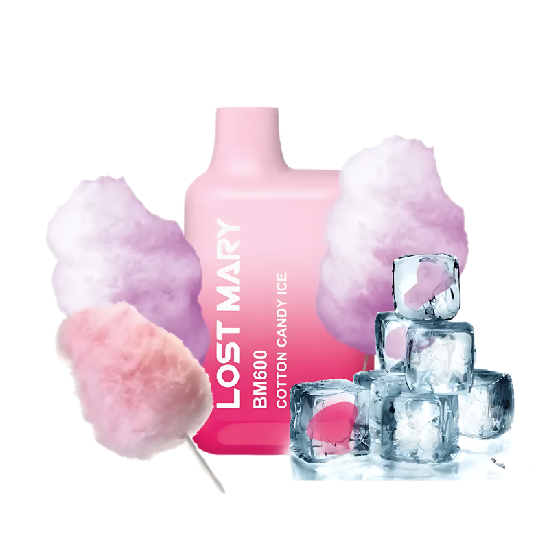 [BM600N23] Elfbar Disposable Lost Mary 600 Cotton Candy Ice 20mg