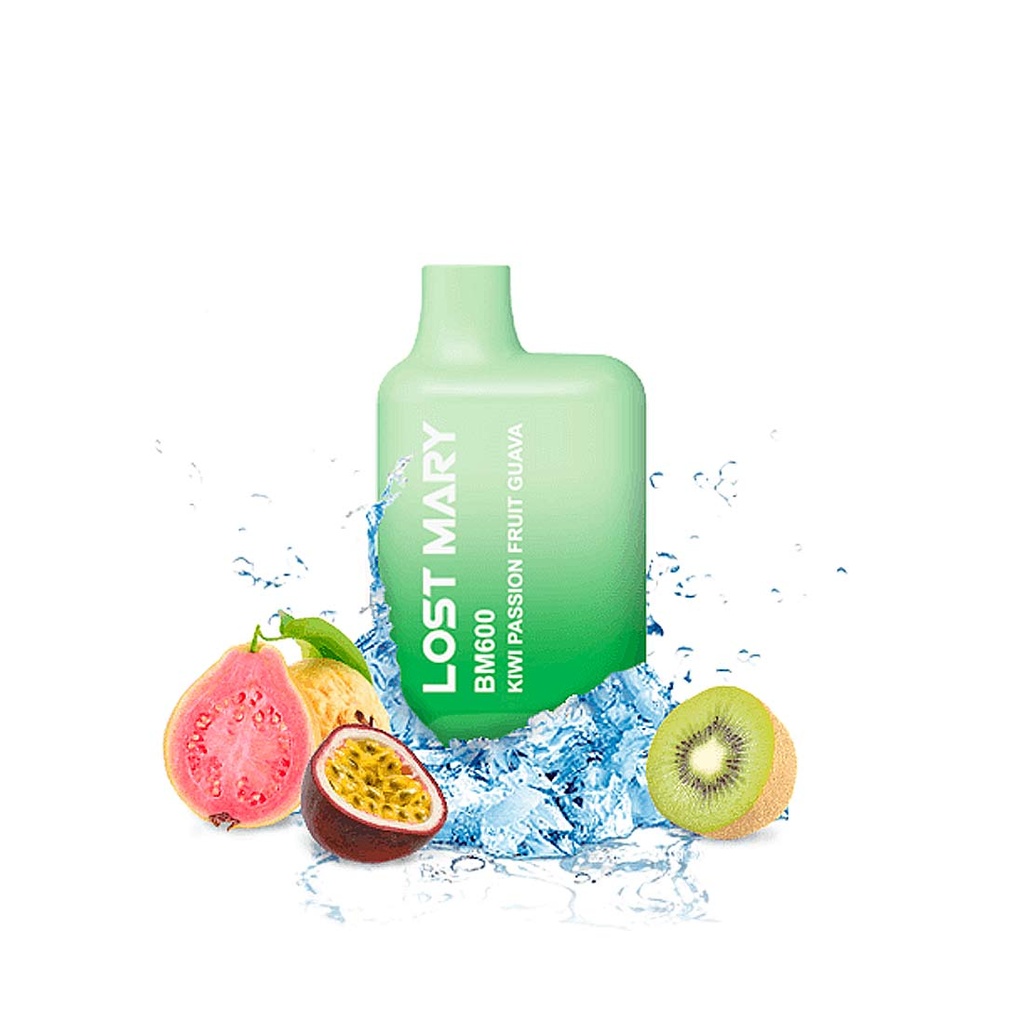 Lost Mary 600 Kiwi Passion Fruit Guava 20mg