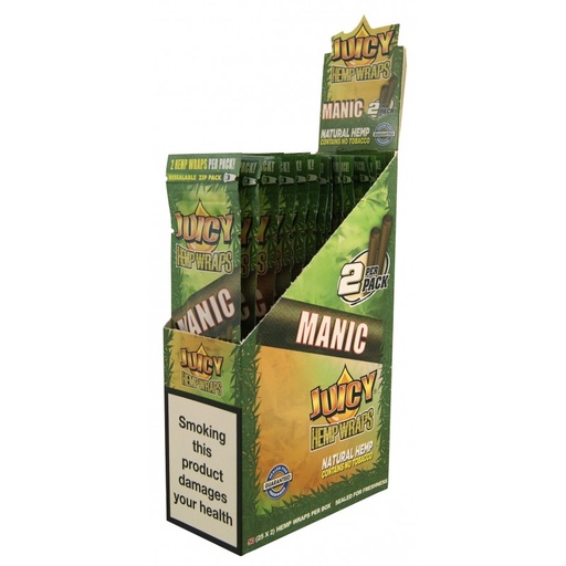 Juicy Hemp Wraps Manic Display