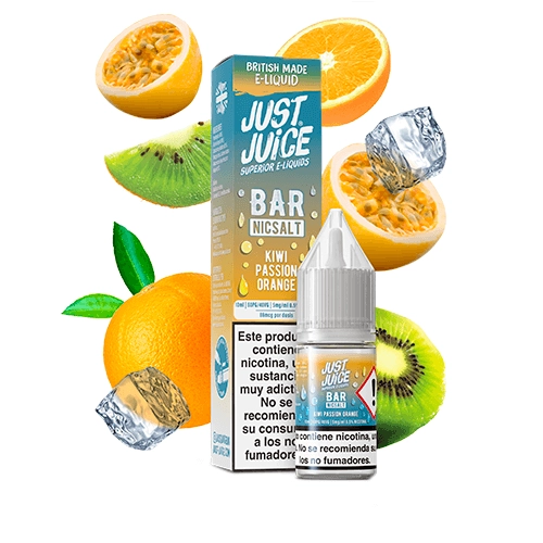 Just Juice Bar Salts Kiwi Passion Fruit Orange Ice 20mg 10ml