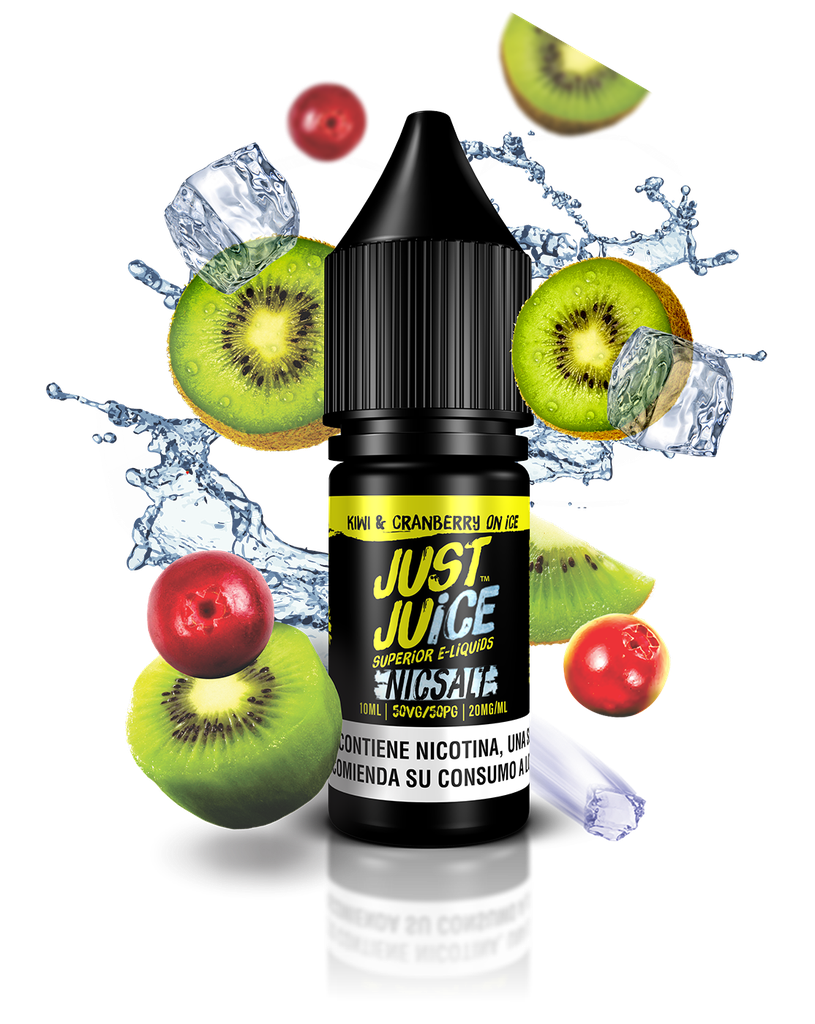 [99648323] Just Juice Nic Salt Kiwi & Cranberry on Ice 20mg 10ml