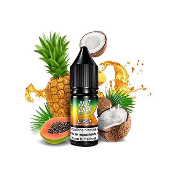 [99660263] Just Juice Nic Salt Papaya Pineapple Coconut 5mg 10ml