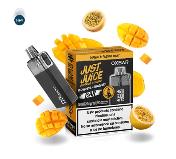 [99659788] Just Juice Oxbar Refillable Pod Mango & Passion Fruit