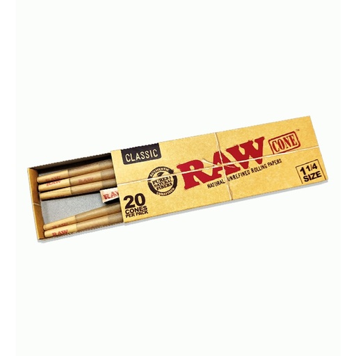 [RAW14546] Raw Cone 20Pk 1 1/4