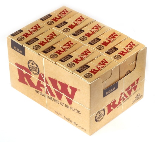 [RAW12961] Raw Filtros Regulares 8mm 10 Cajas 100 unid