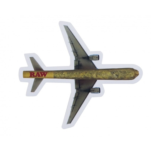 Raw Pegatina Airplane