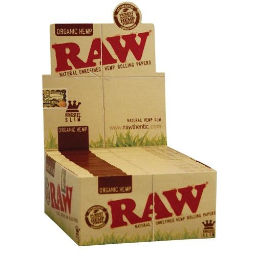[RAW11995] Raw Rolling Papers Organic King Size Slim Display