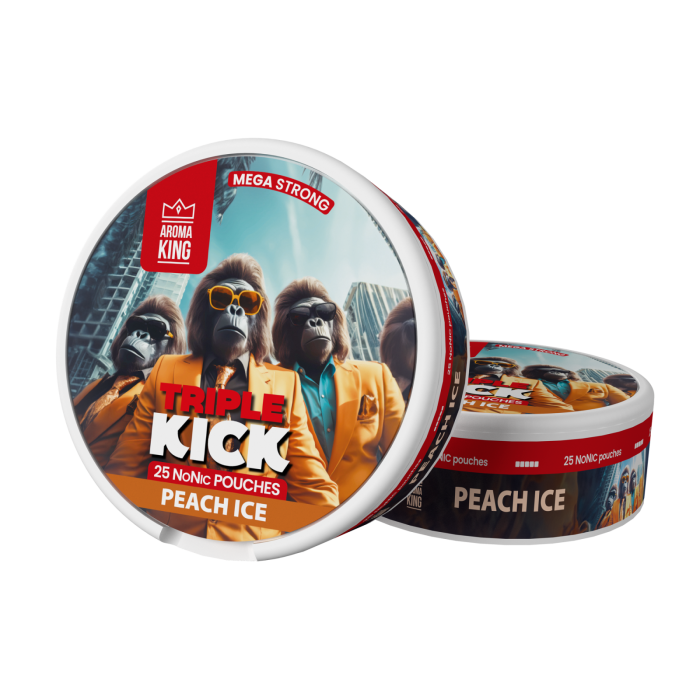 Triple Kick NoNicotine Peach Ice