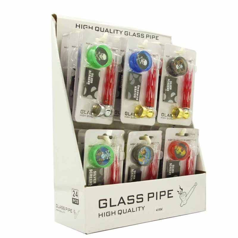 [VAR0001] Glass Pipa+Grinder