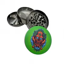 Grinder Aluminio Herbs Calavera 63mm/4 Partes