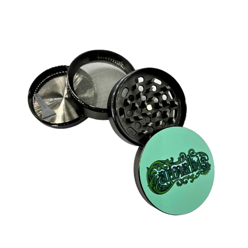Grinder Aluminio Herbs Cannabis 63mm/4 Partes