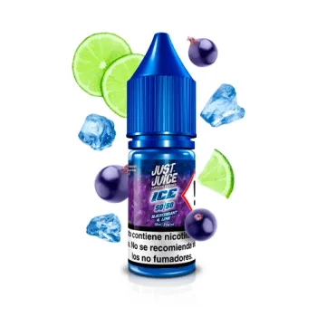 [ 99658707] Just Juice Ice Blackcurrant Lime 50/50 10ml 0mg