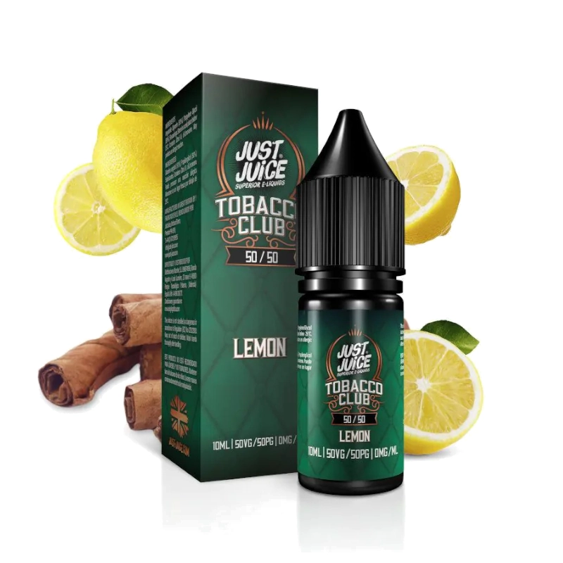 [99658726] Just Juice Tobacco Club Lemon 50/50 10ml 0mg