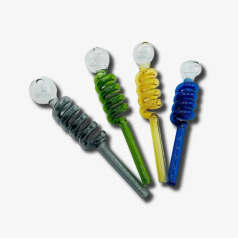 [PIP-900024G] Pipa De Cristal - Espiral Colores