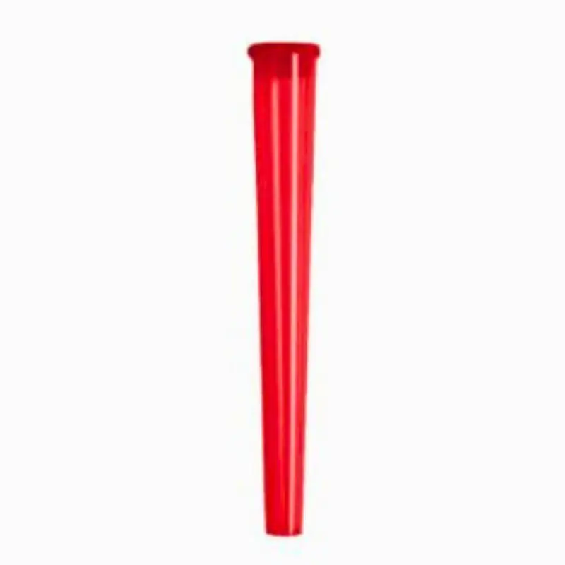 Portacono Rojo Transparente 110mm/und