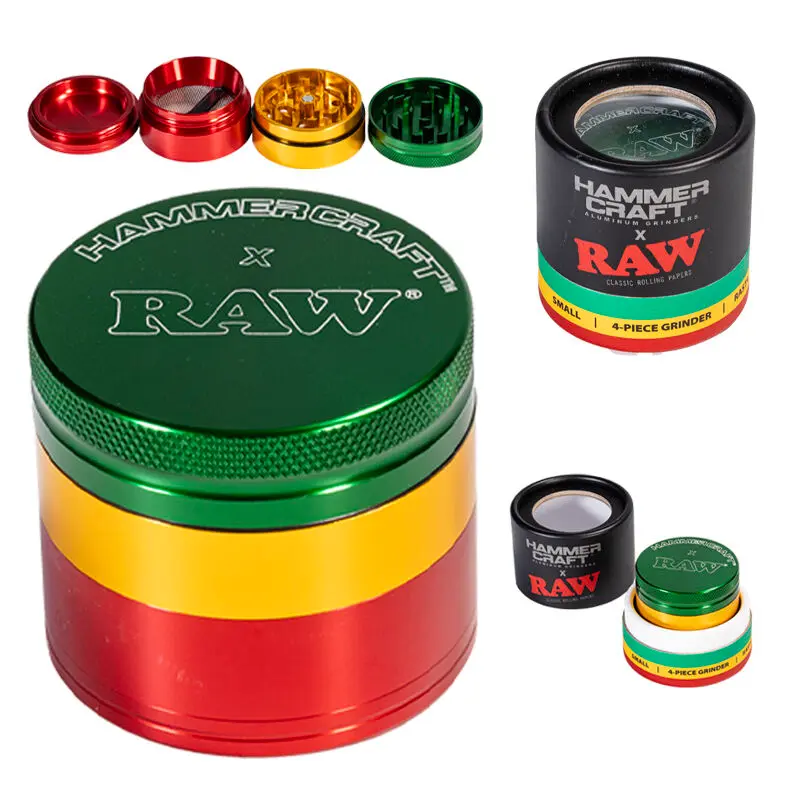 Raw Grinder x Hammercraft Rasta 4 Partes (S)