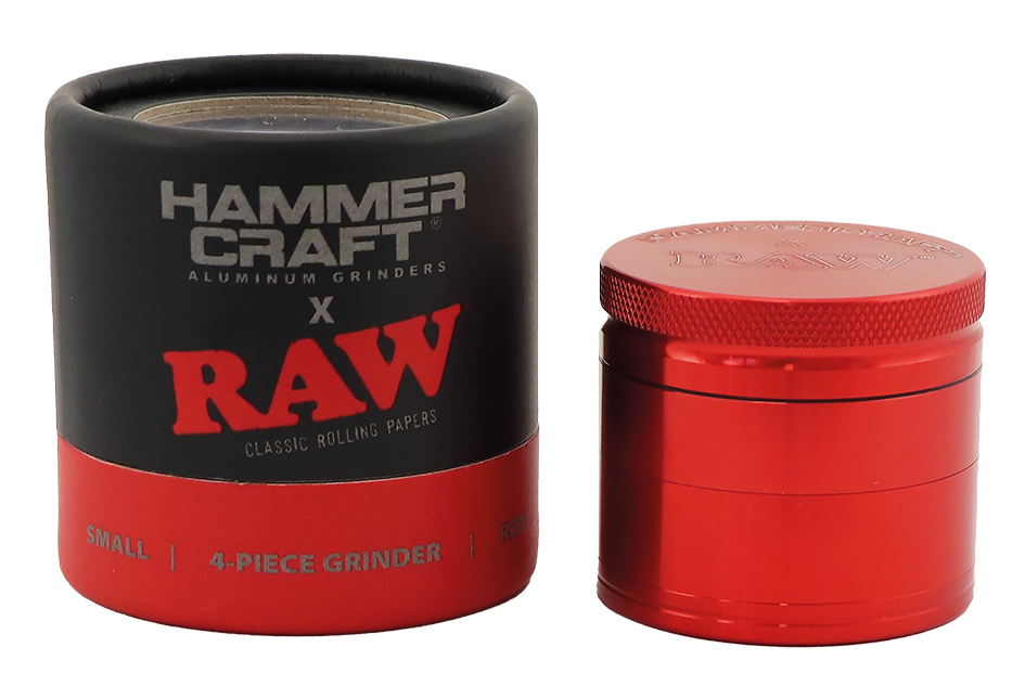 [RAW14602U] Raw Grinder x Hammercraft Rojo 4 Partes (S)