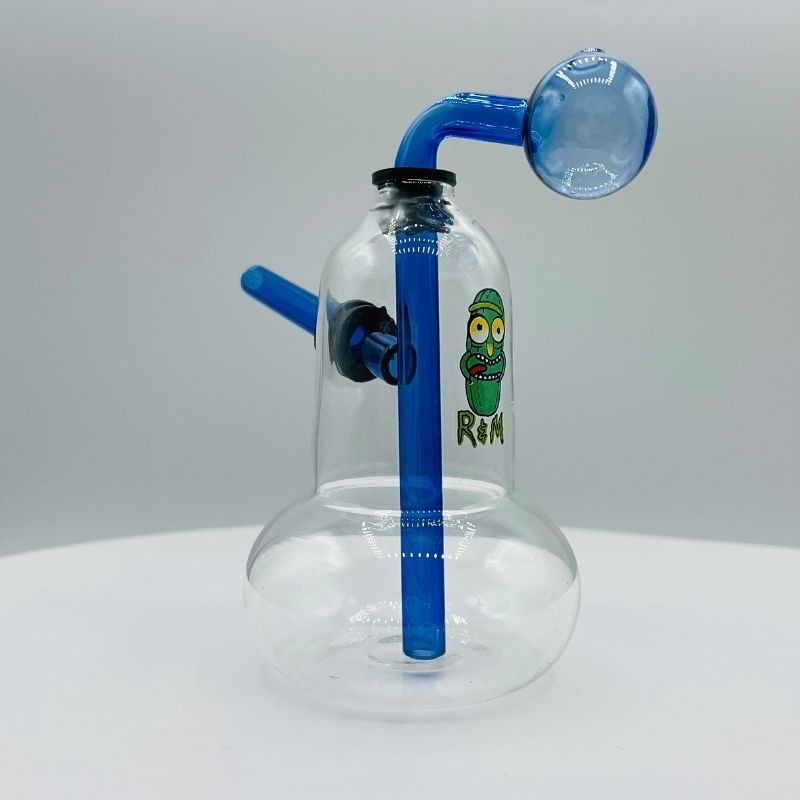 Pipa De Agua Rick And Morty azul