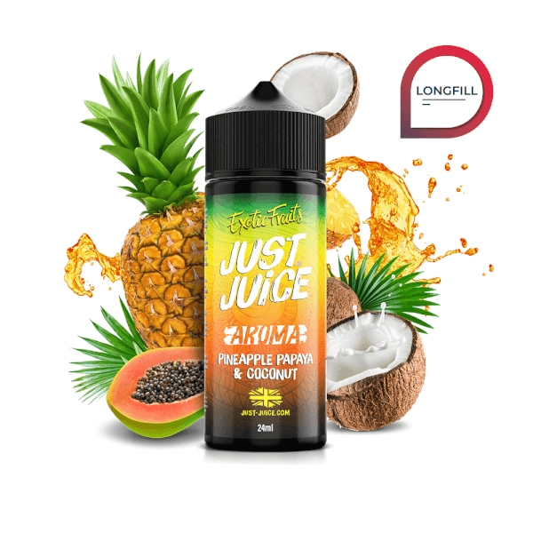 Just Juice Exotic Fruits Pineapple Papaya Coconut Longfill 24ml