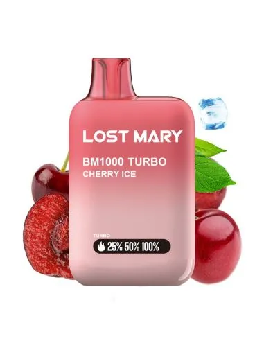 Lost Mary BM1000 TURBO Cherry ice 20mg