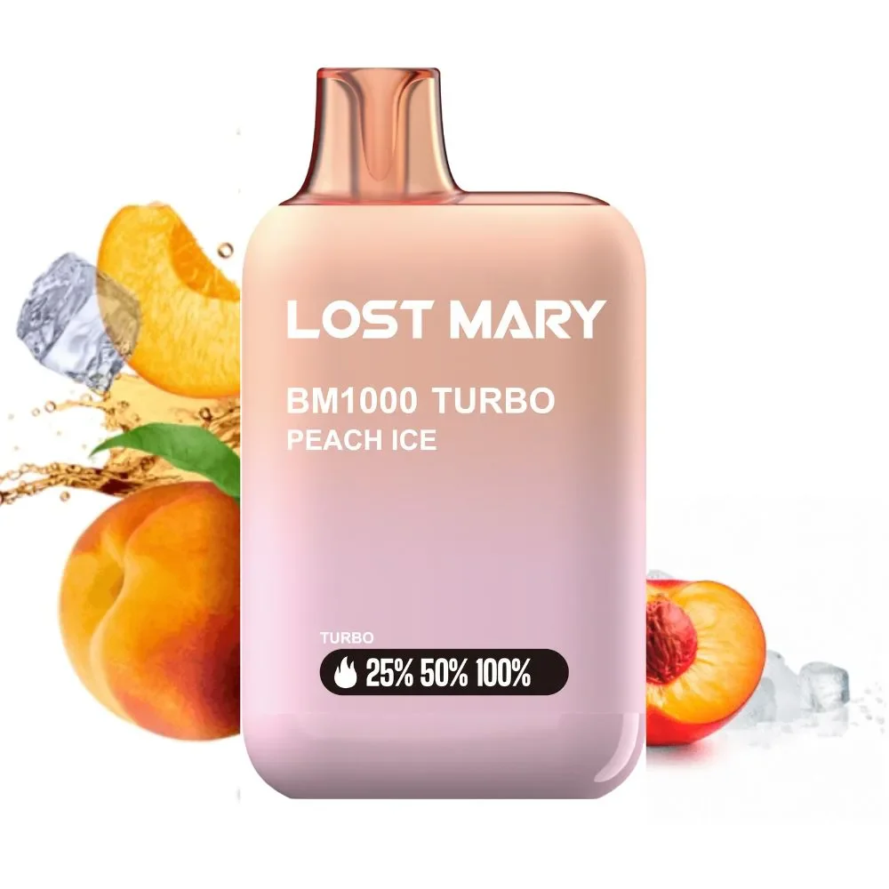 Lost Mary BM1000 TURBO Peach ice 20mg