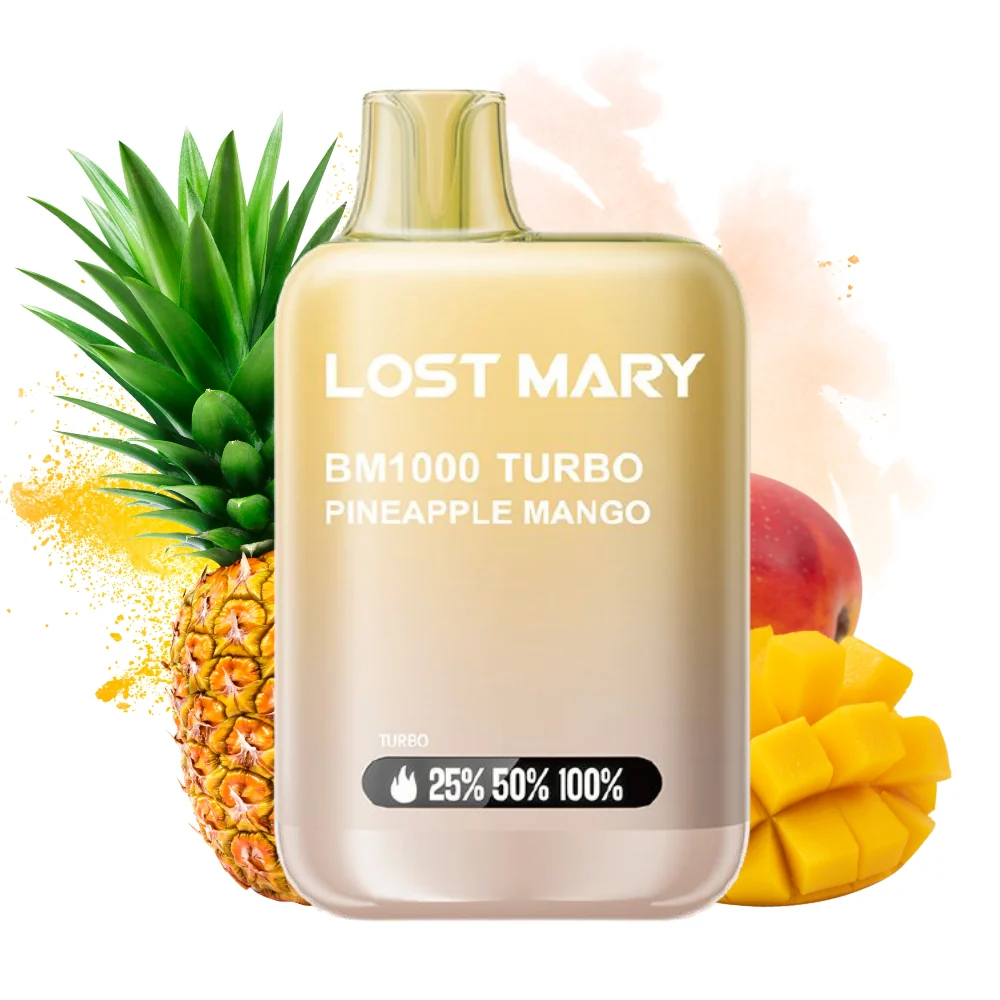 [BM1000N10] Lost Mary BM1000 TURBO Pineapple Mango 20mg