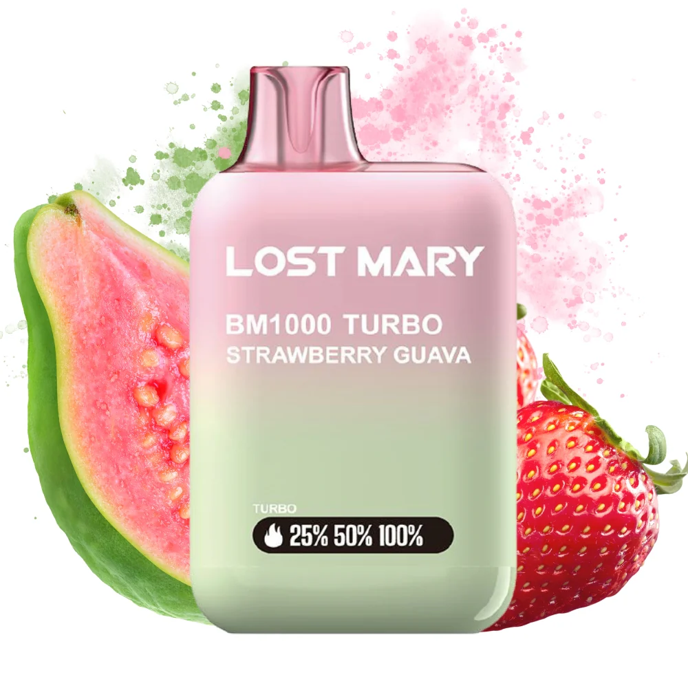 Lost Mary BM1000 TURBO Strawberry Guava 20mg 