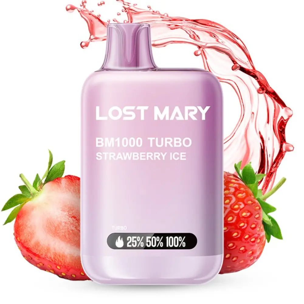 Lost Mary BM1000 TURBO Strawberry Ice Zero  
