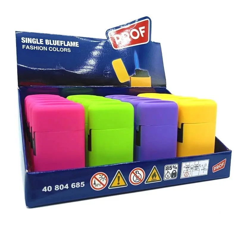 [MCH40804685D] Mechero Soplete Prof Capsule Rubber Trendy Jet/20 Unid. 