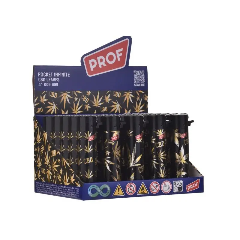 Mechero 3D Efecto CBD Refill Round/ 25Unid. 