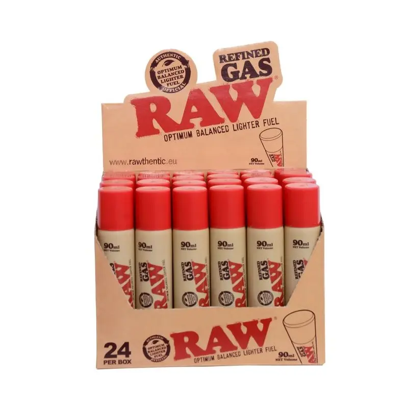 [RAW40673398D] RAW Gas Refinado 90 ml. Display 24 Unidades 