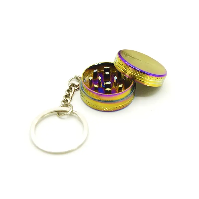 [GRIN003U] Grinder Llavero Metal Rainbow 30mm 