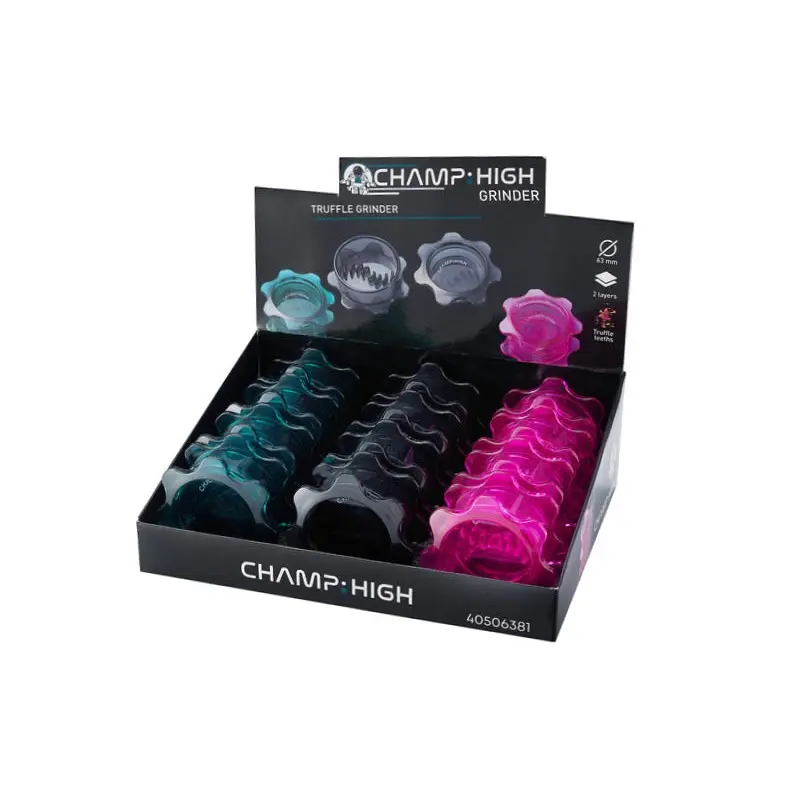 [40506381D] Champ High Grinder Plastico/Display 12 unid 