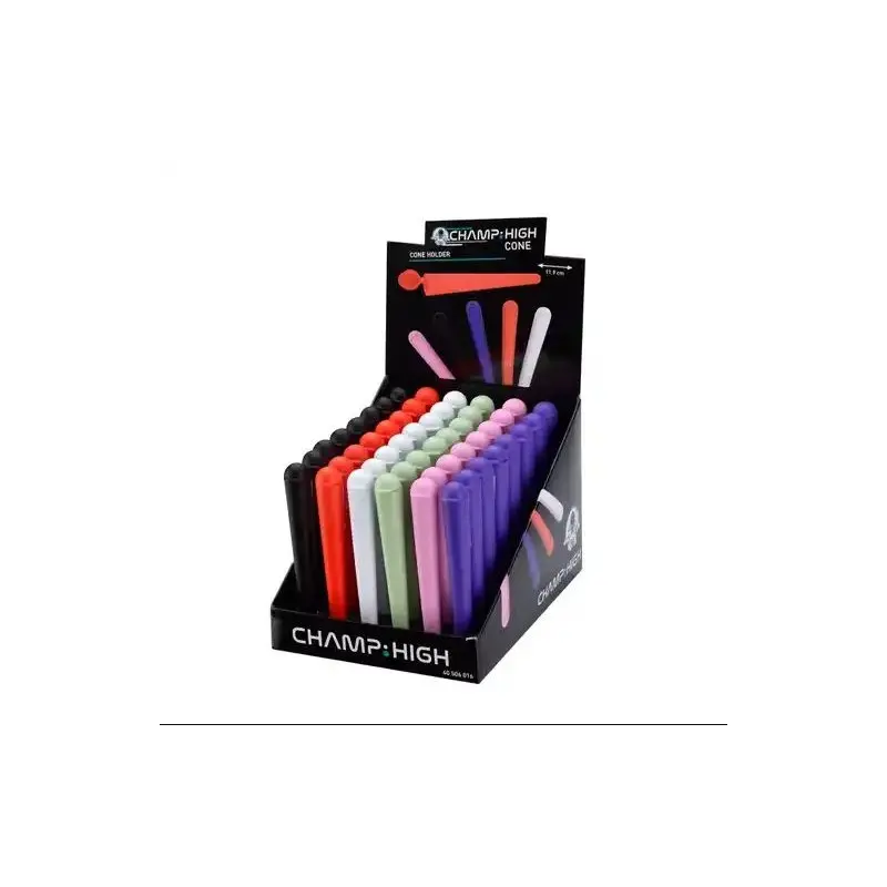 Portacono Holder Solid Colores/Display 48 Unid 