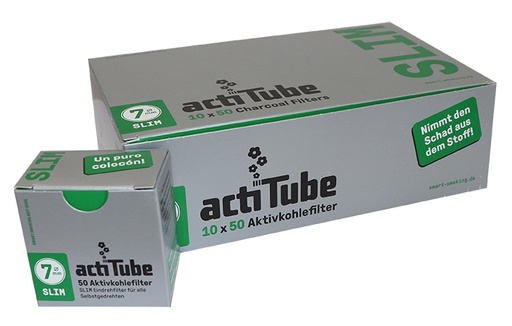 [ACT12880] Actitube Slim 50 Filtros 7MM
