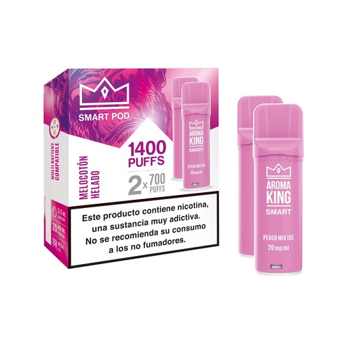 [AKSMART13] AK Smart Cápsulas Peach Mix Ice